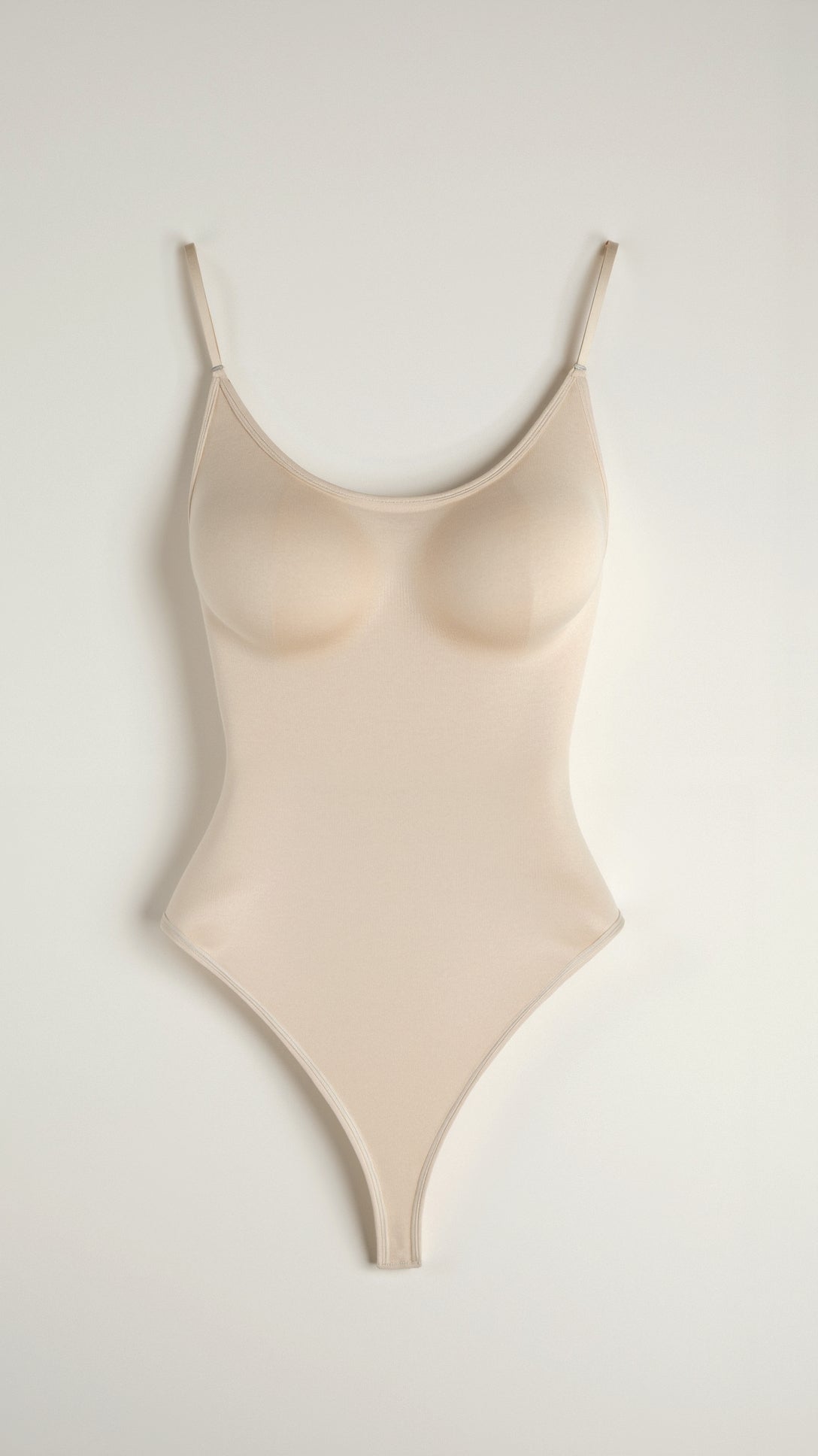 Bodysuit Dam Syntetmaterial Snatched Thong Minimalistisk Stil 8