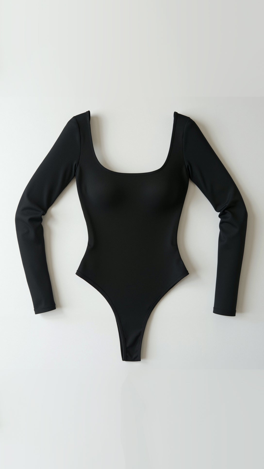 Bodysuit Dam Thong Långärmad Ultratunn Kompressionsväv 2