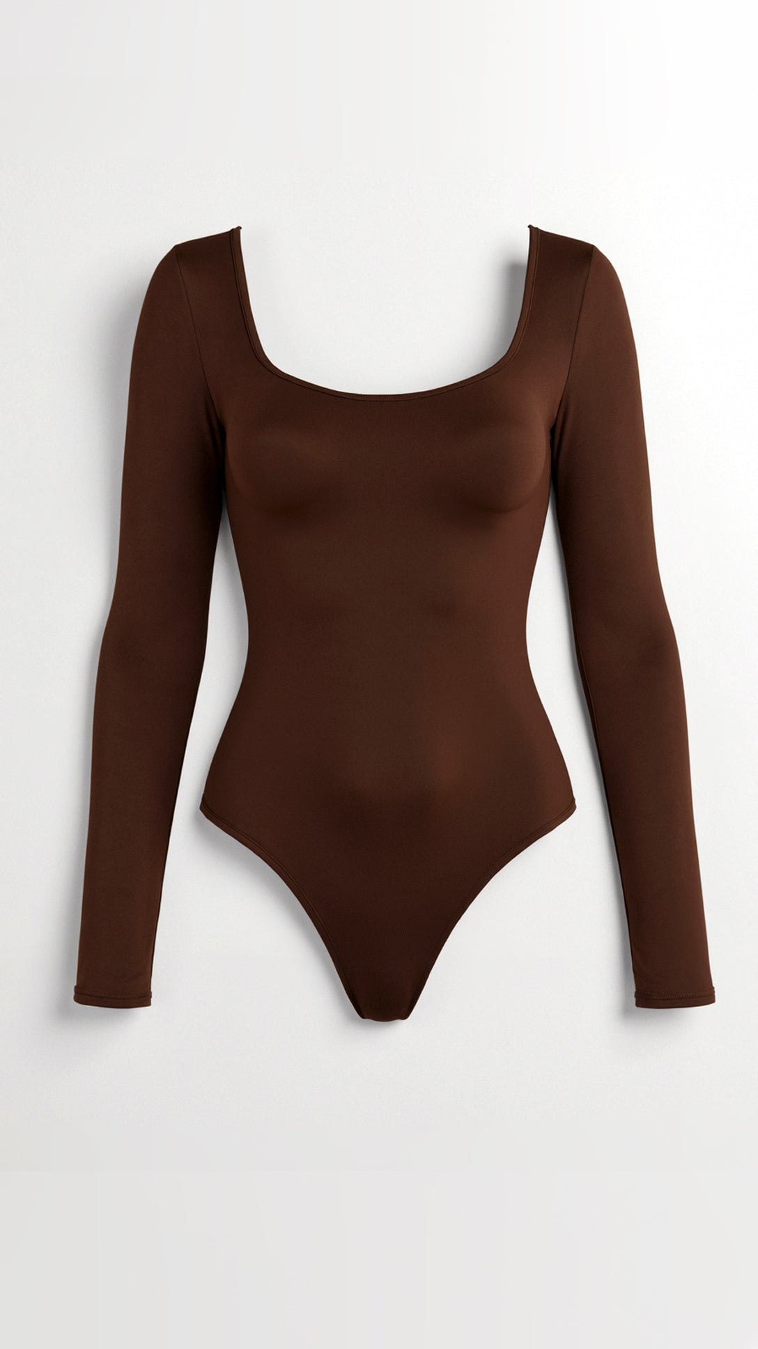 Bodysuit Dam Thong Långärmad Ultratunn Kompressionsväv 5