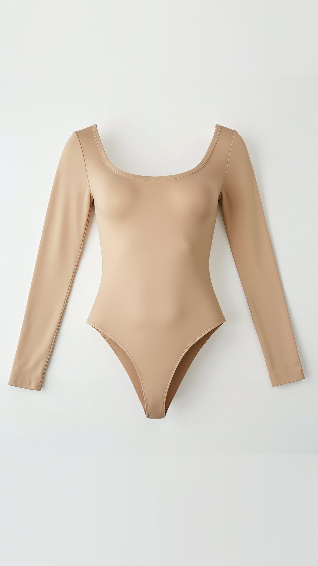 Bodysuit Dam Thong Långärmad Ultratunn Kompressionsväv 8