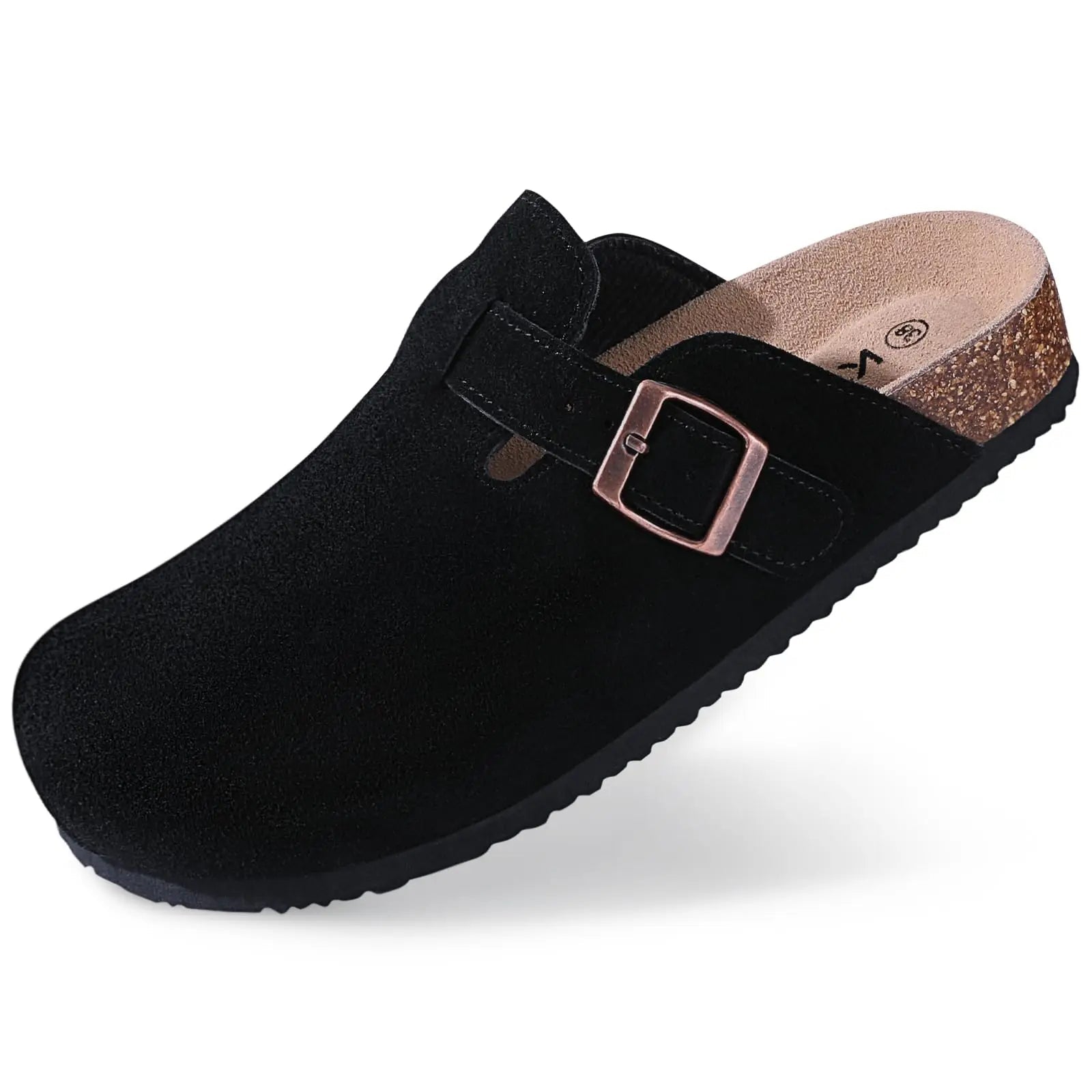 Dam Tofflor Suede Kork 5