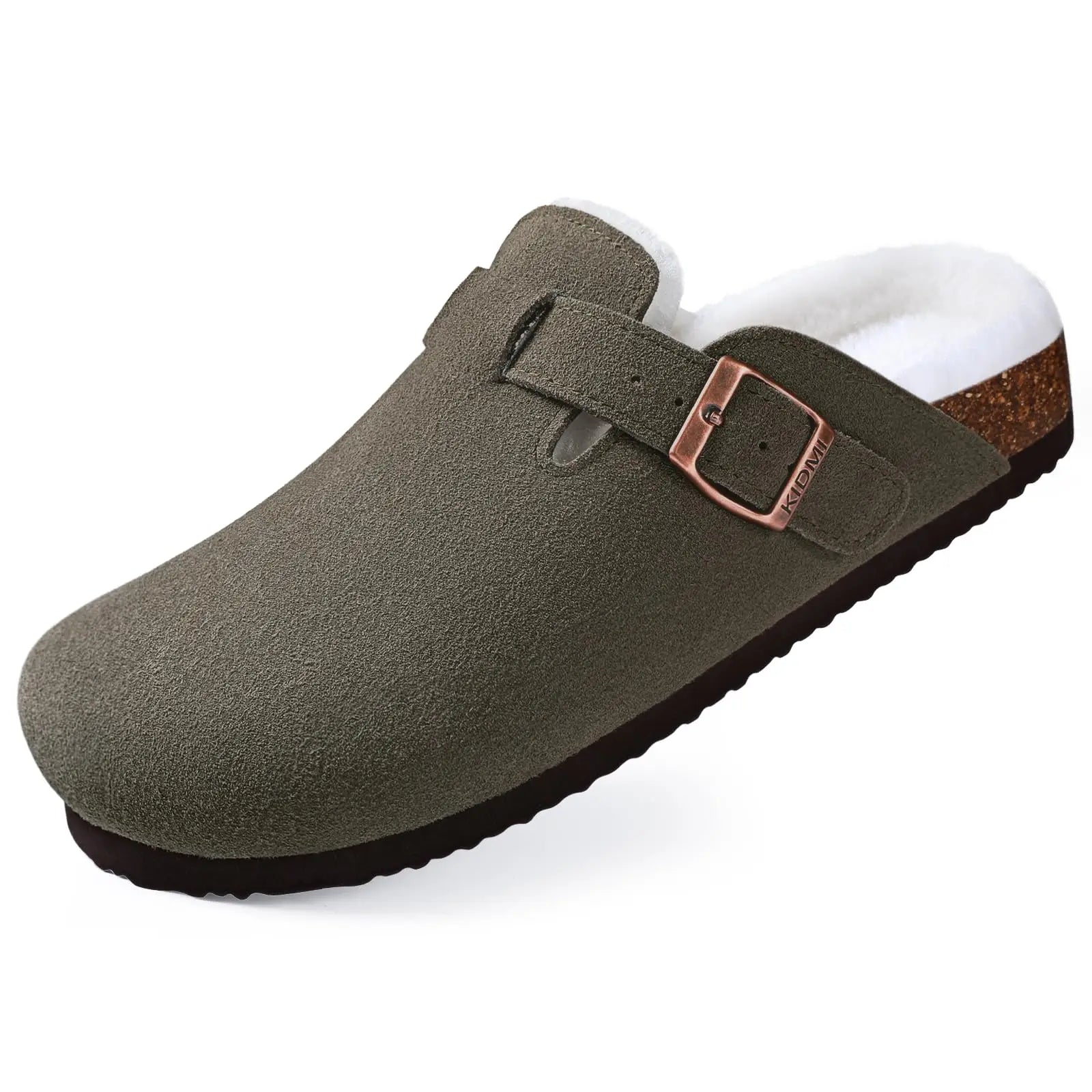Dam Tofflor Suede Kork 8