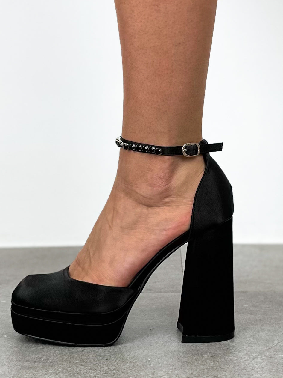 Kvinnors Stängda Pumpar Syntetiska Glitterklackar 2