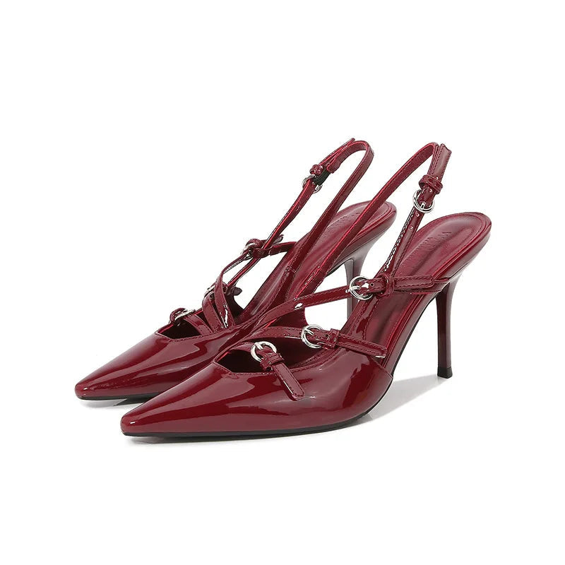 Kvinnors Stiletto Sandaler Syntetisk 2