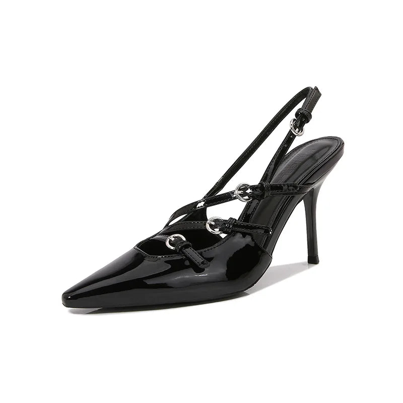 Kvinnors Stiletto Sandaler Syntetisk 7