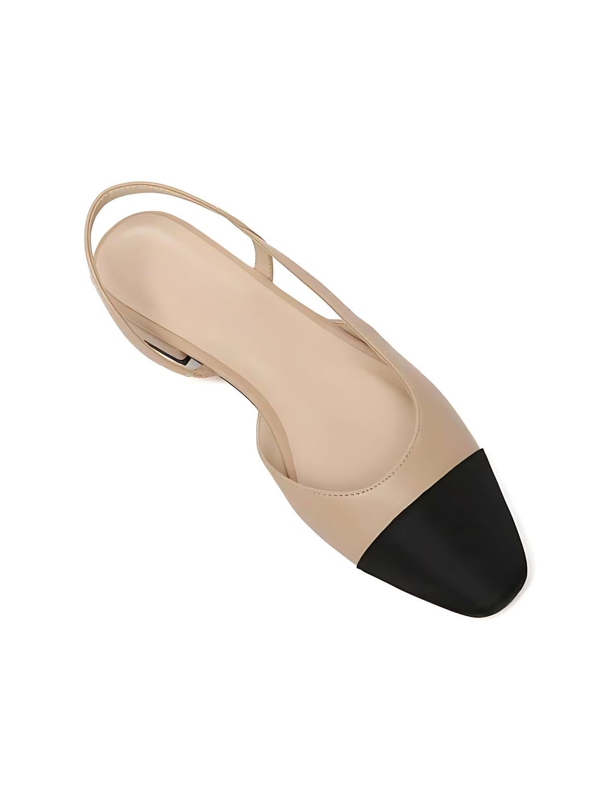 Dam Slingback Skor Mikrofiber Medium Klack Elegant Design 4