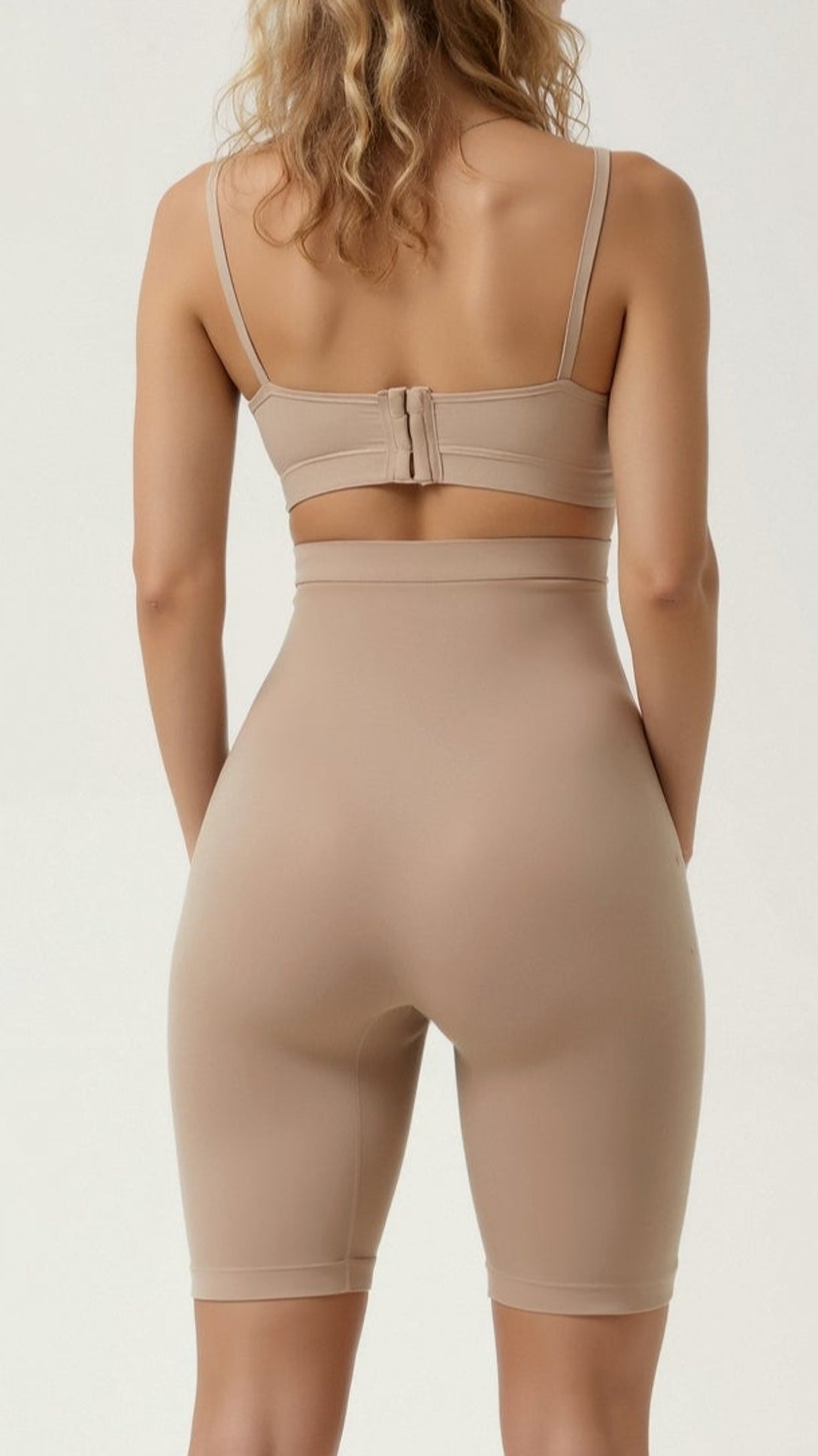 Damernas Högmidjade Shapewear Shorts Kompressionsmaterial 1