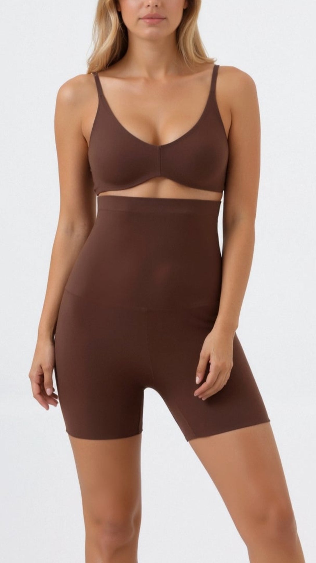Damernas Högmidjade Shapewear Shorts Kompressionsmaterial 3