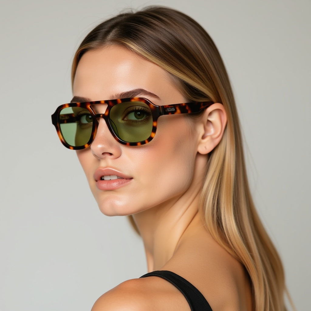 Dam Solglasögon Plast med Polariserade Linser UV-skydd 3