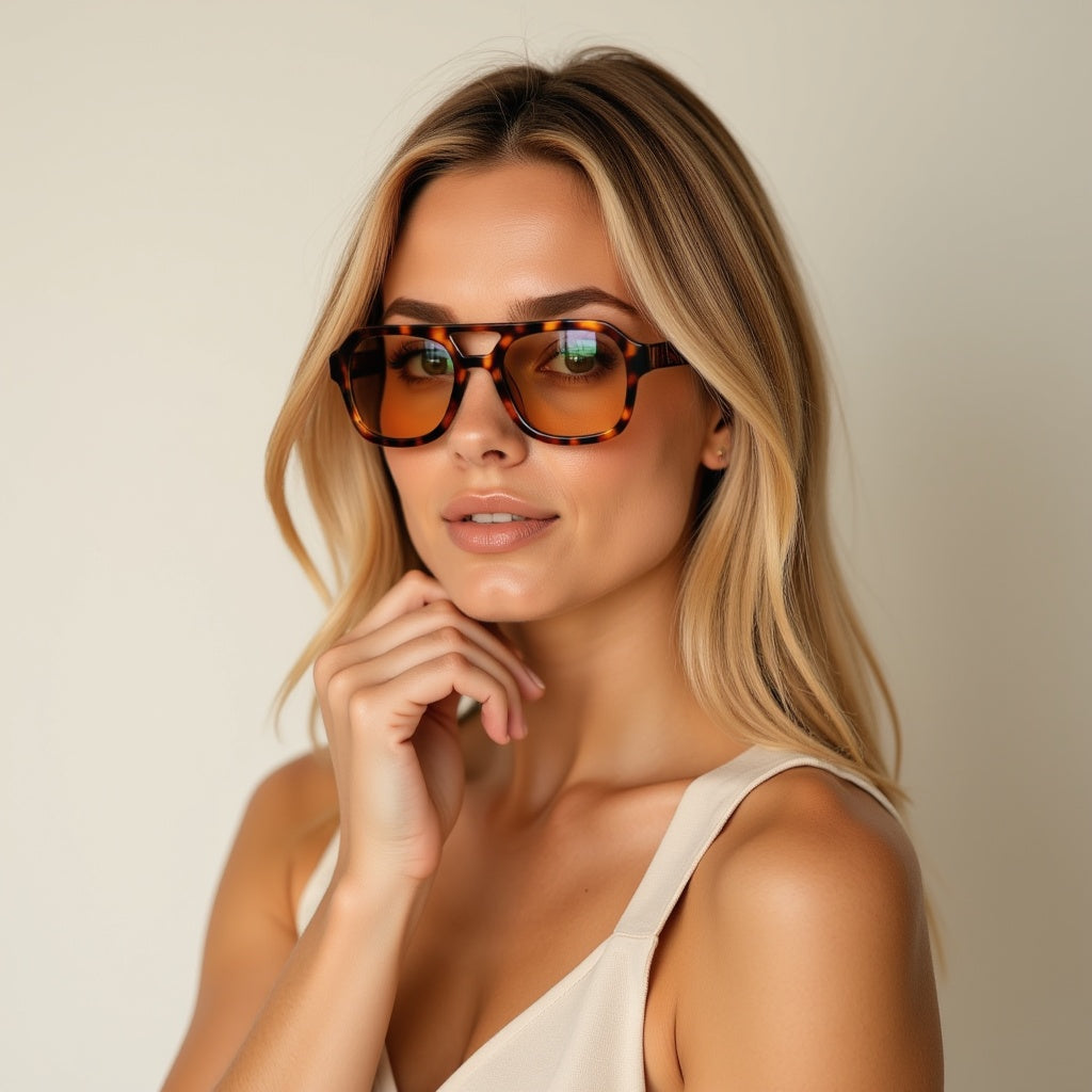 Dam Solglasögon Plast med Polariserade Linser UV-skydd 5