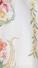 Dams Playsuit Blommönster Polyester Linne 5