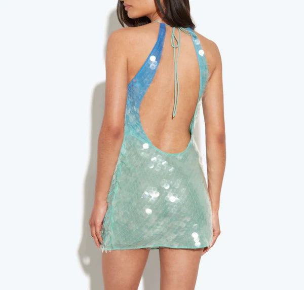 Kvinnors Mini Klänning Polyester