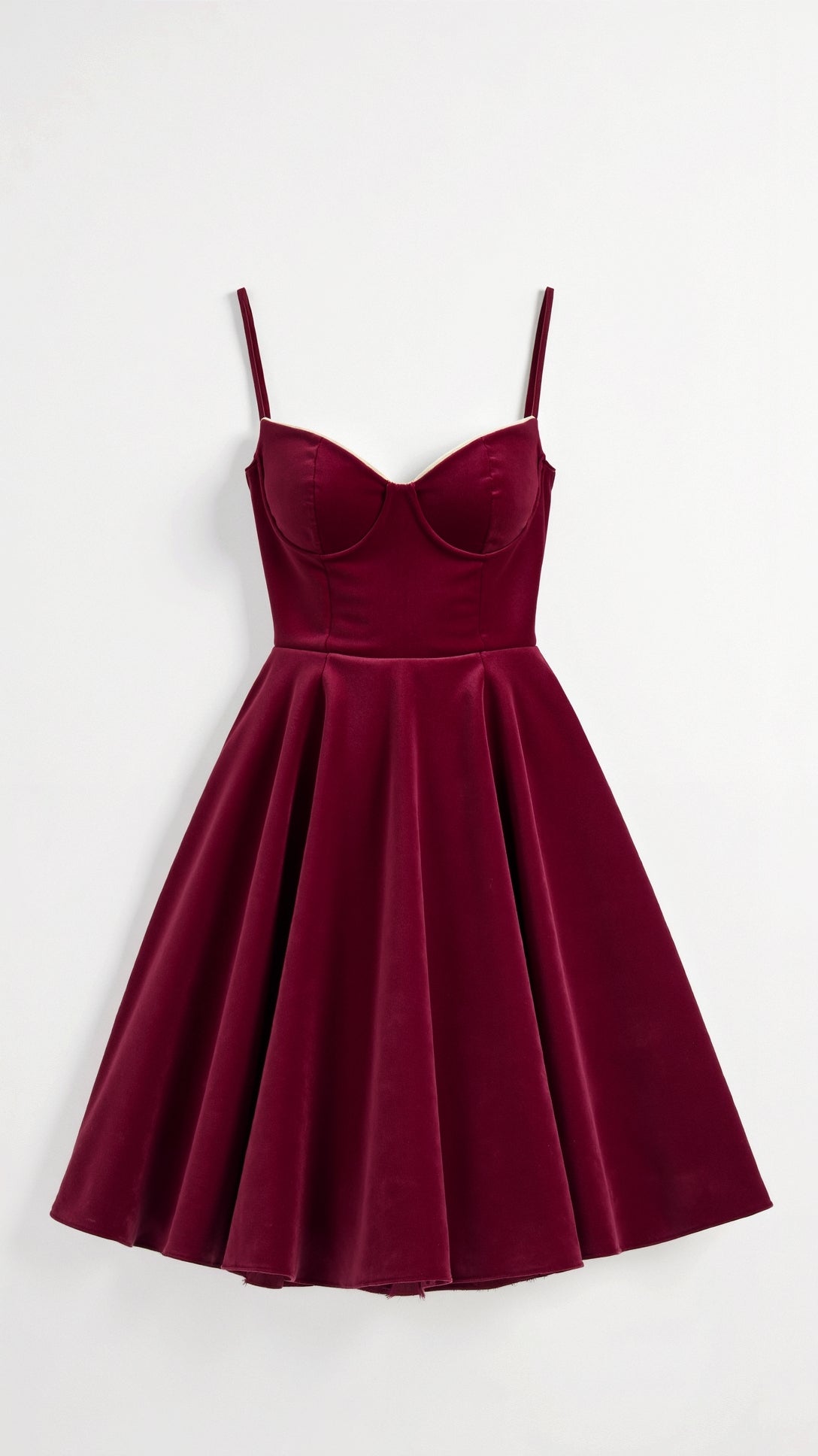 Kvinnors Mini Klänning Sammet Bustier Stil 2