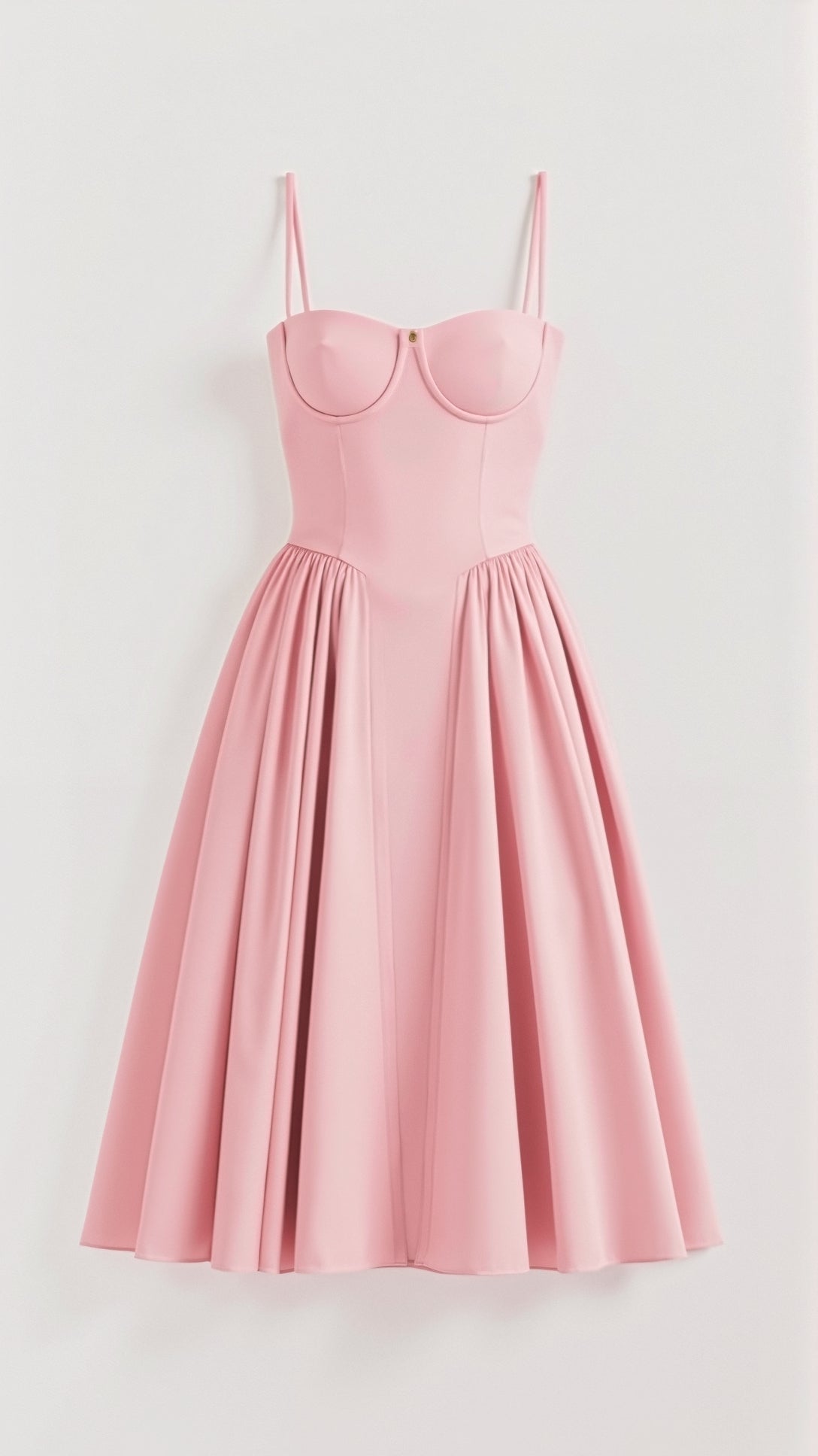 Svart Midiklänning Dam Polyester med Korsettstil för Bröllop 8