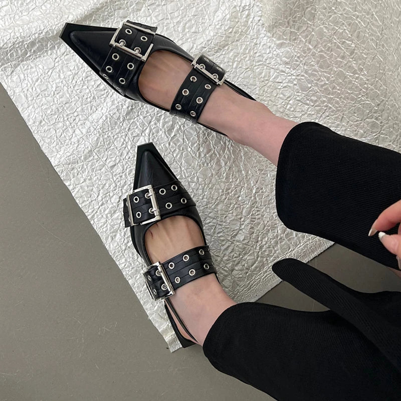 Kvinnors Sandaler Syntetisk Vävdesign Blockklack 4