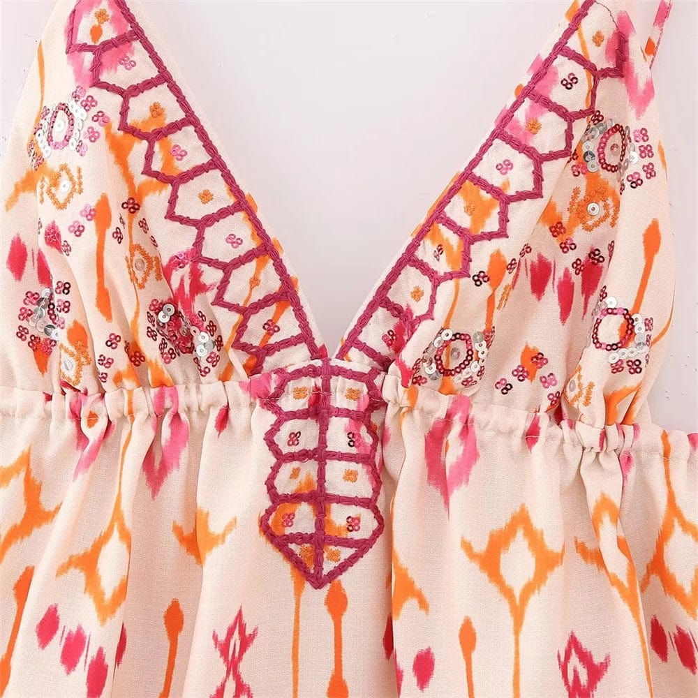 Dam Blus 100% Bomull Blommig 9