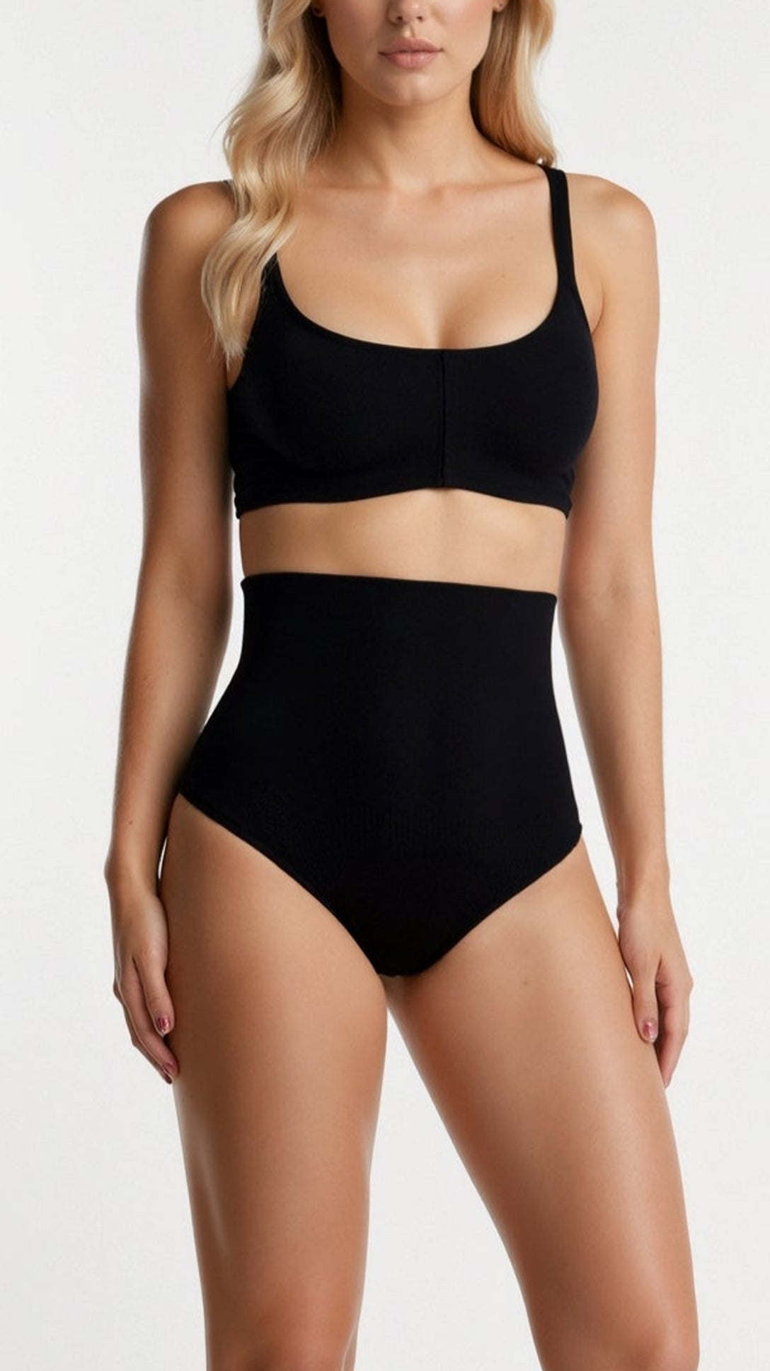 Kvinnors Högmidjad Trosa Seamless Nylon Elastan 6