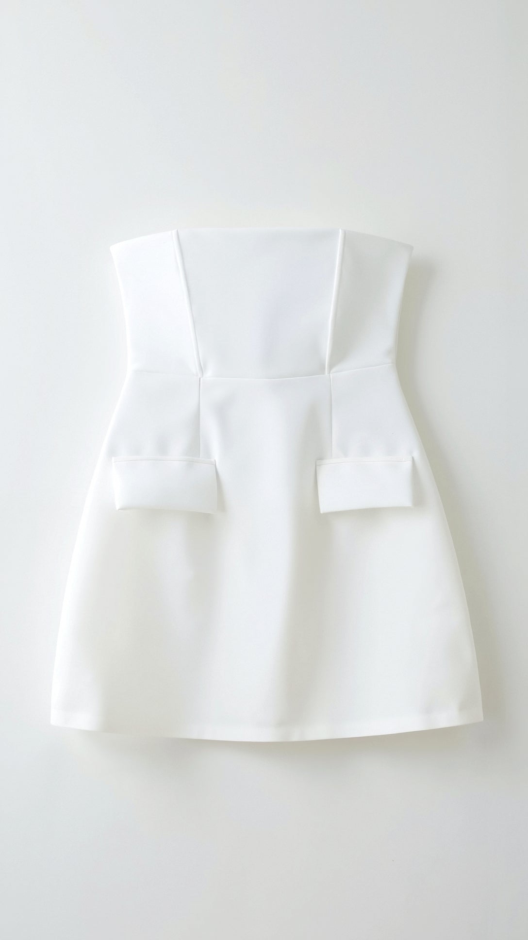 Kvinnors Mini Klänning Polyester A-linje Bustier Stil 2
