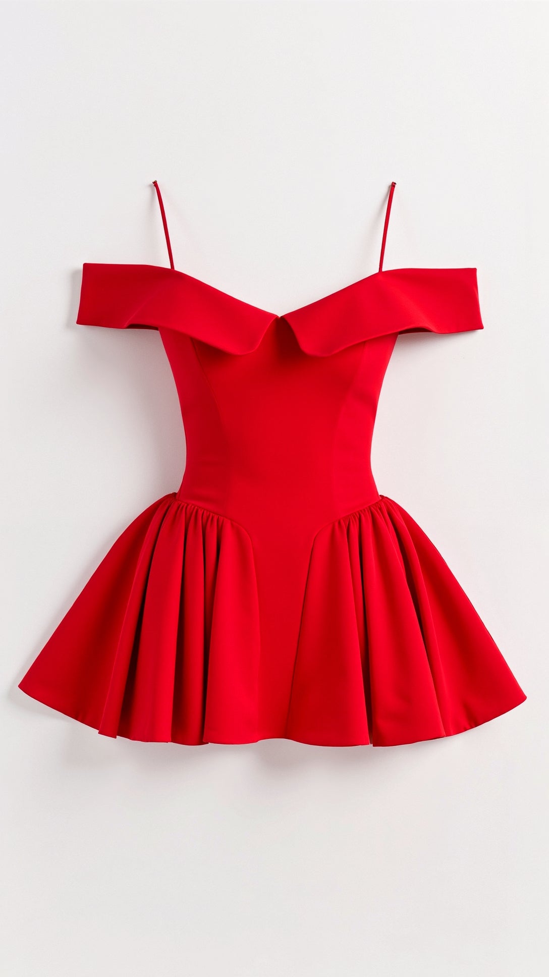 Kvinnors Mini Klänning Polyester Blommig Off-Shoulder 2