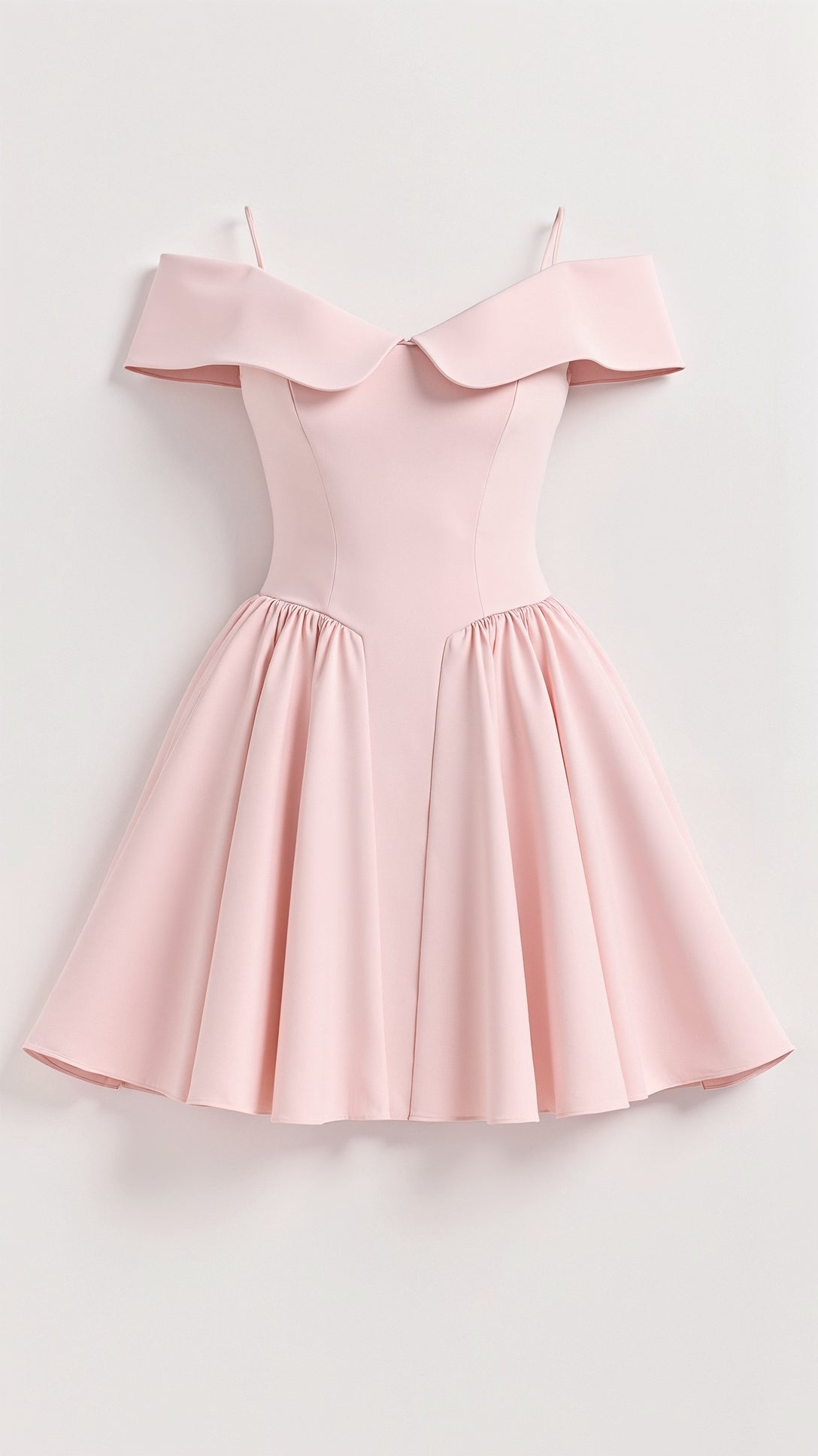 Kvinnors Mini Klänning Polyester Blommig Off-Shoulder 5