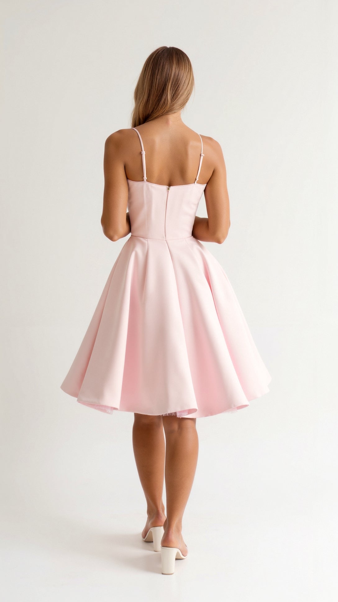 Kvinnors Mini Klänning Tyll Polyester 8