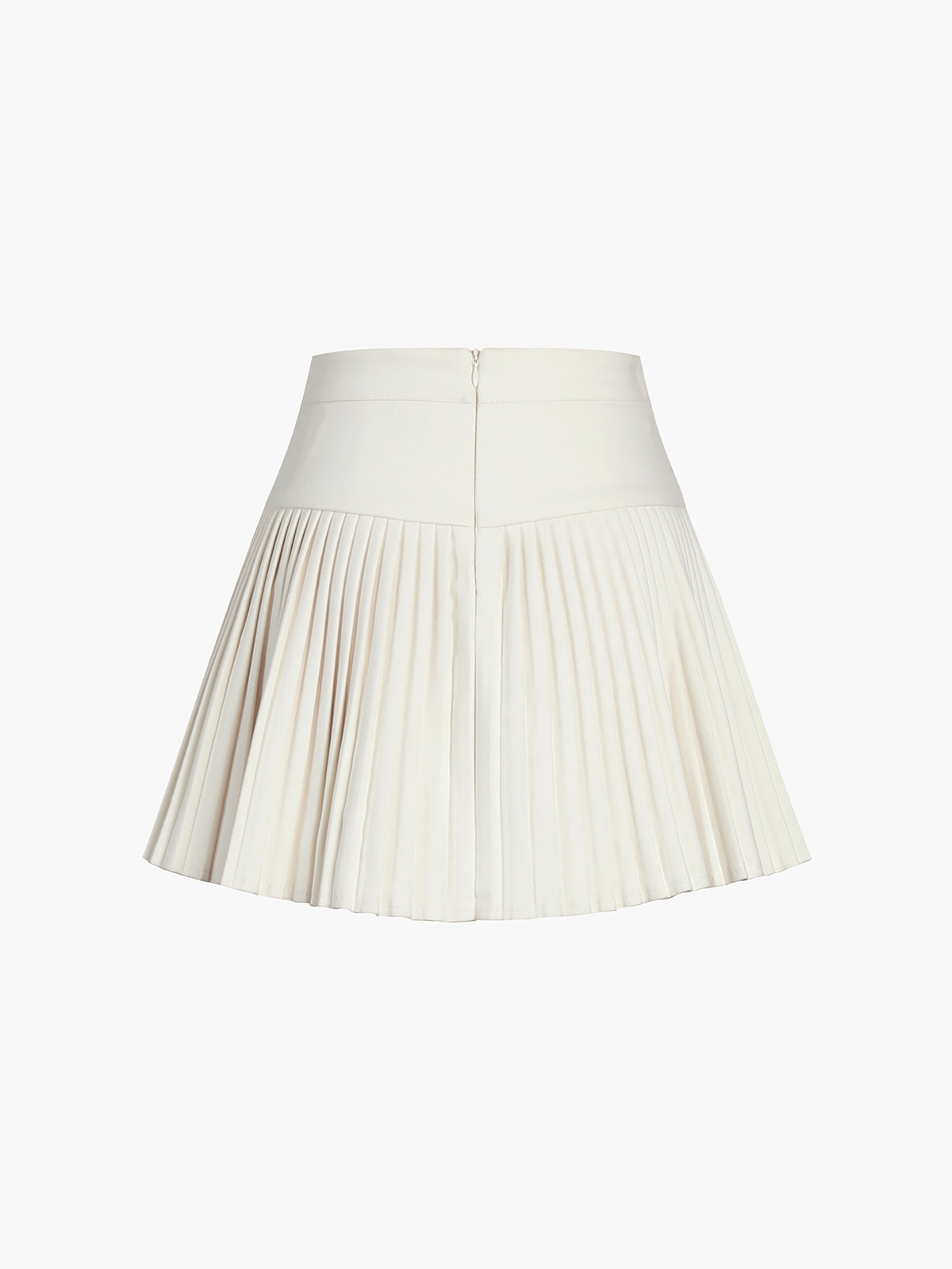 Kvinnors Mini Kjol Polyester Guld 8