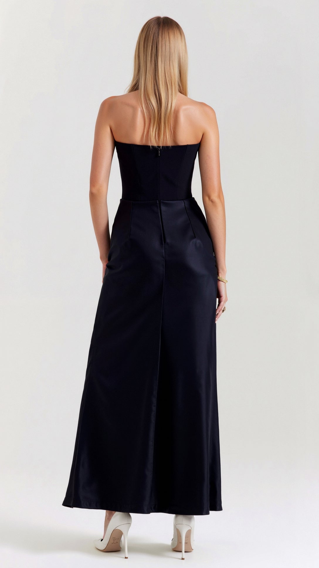 Maxiklänning Dam Bustier Stil Mermaid Silhuett Lång Klänning 1
