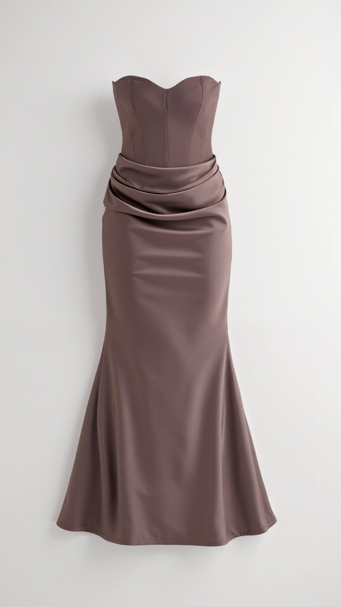 Maxiklänning Dam Bustier Stil Mermaid Silhuett Lång Klänning 5